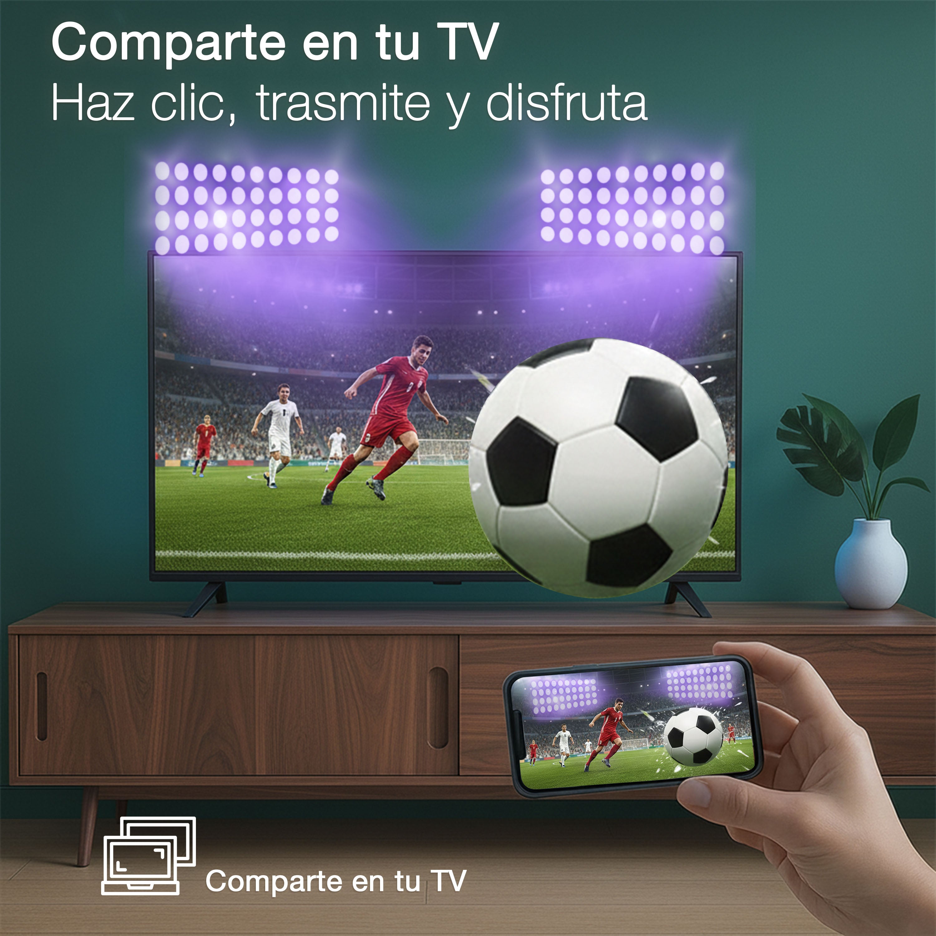 TLK Pantalla 40" Smart TV Roku | HDMI | Dolby Audio.