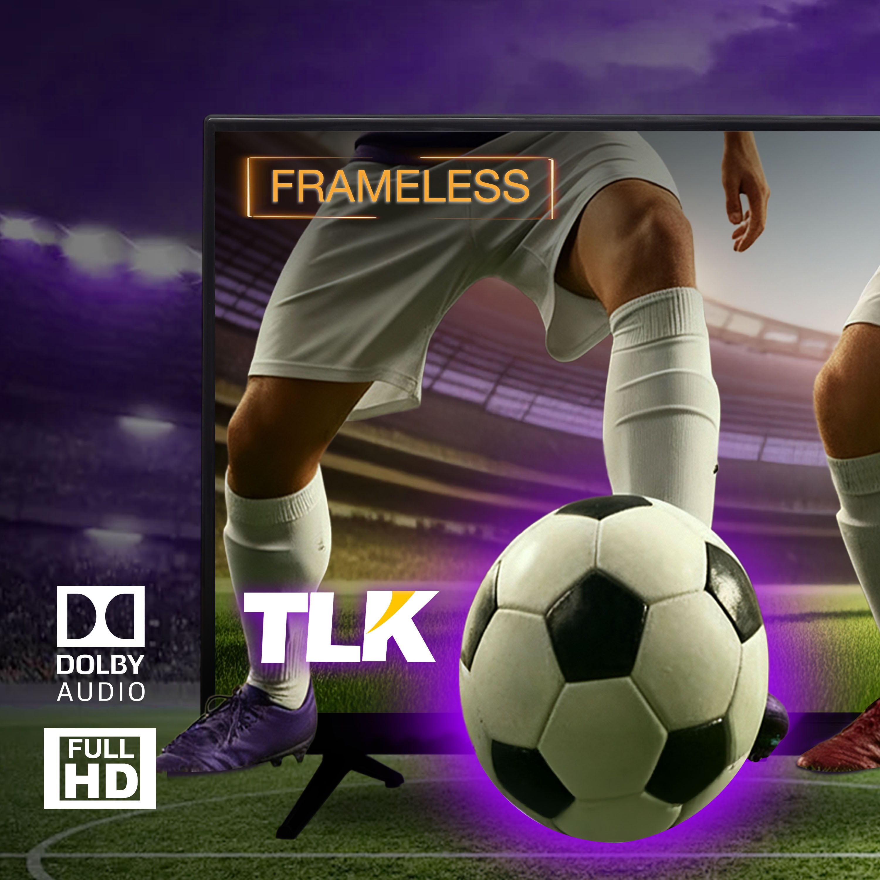 TLK Pantalla 40" Smart TV Roku | HDMI | Dolby Audio.
