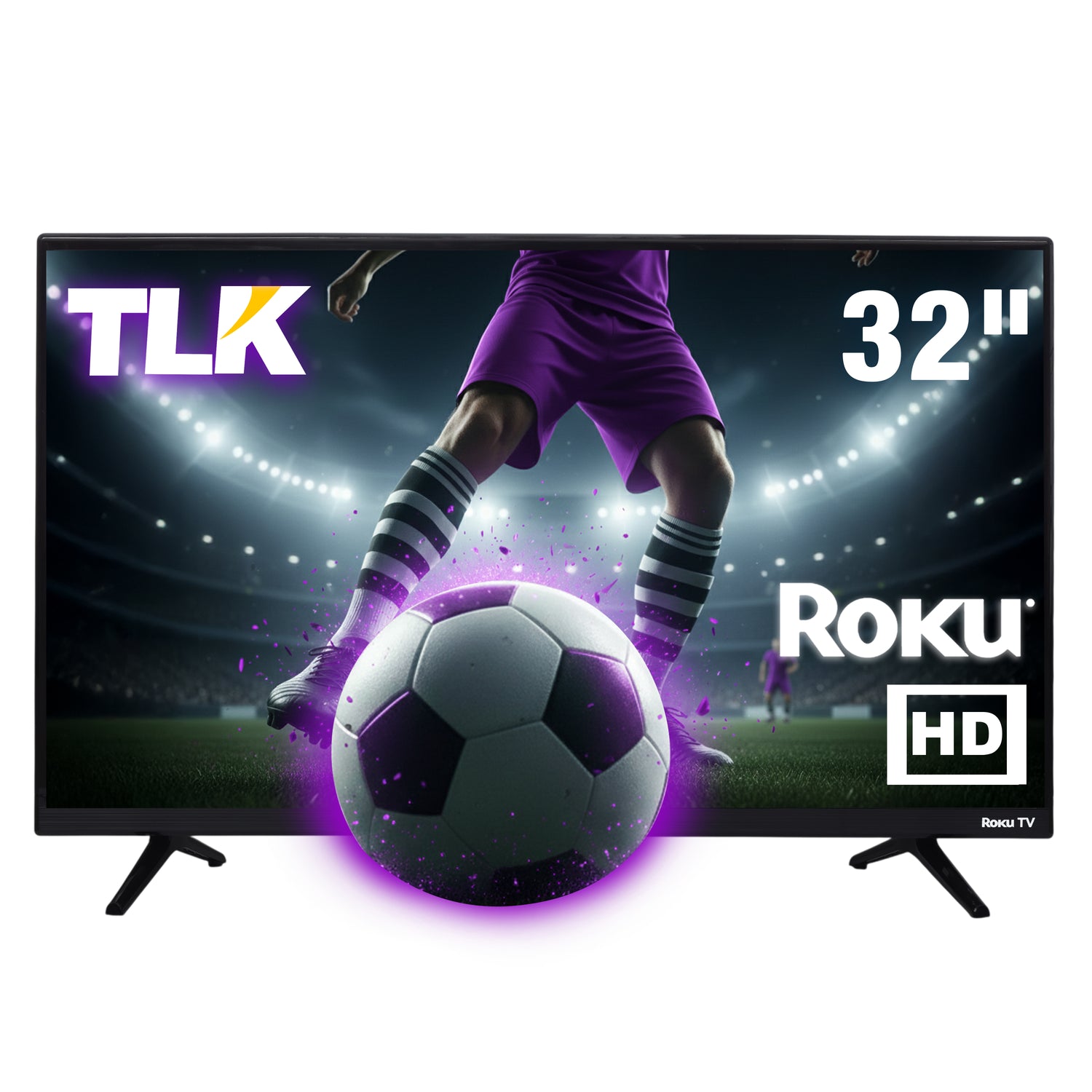 TLK Pantalla 32" Smart TV Roku | HDMI | Dolby Audio.