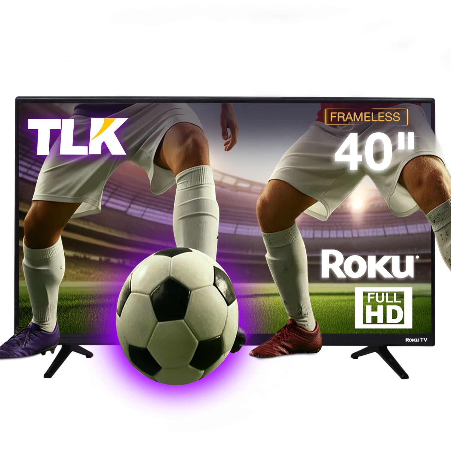 TLK Pantalla 40" Smart TV Roku | HDMI | Dolby Audio.