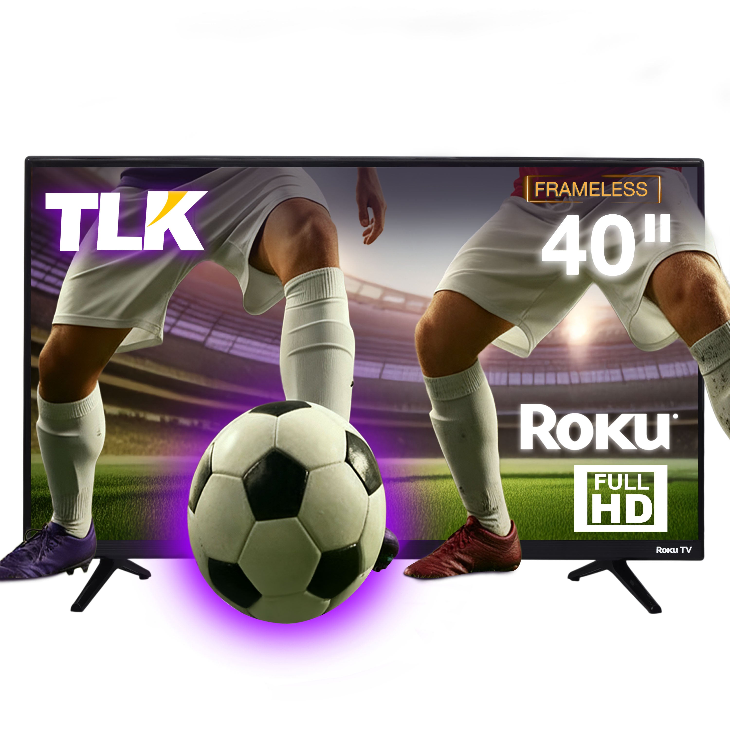 TLK Pantalla 40" Smart TV Roku | HDMI | Dolby Audio.