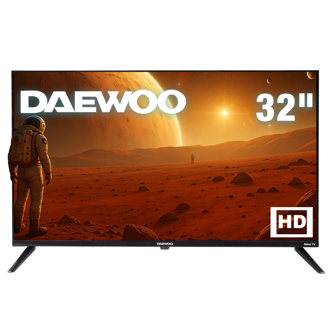 Daewoo TV 32 pulgadas  HD LED  Linux OS  Dolby Audio  WiFi  3 HDMI 2 USB AV Modelo DAW32H