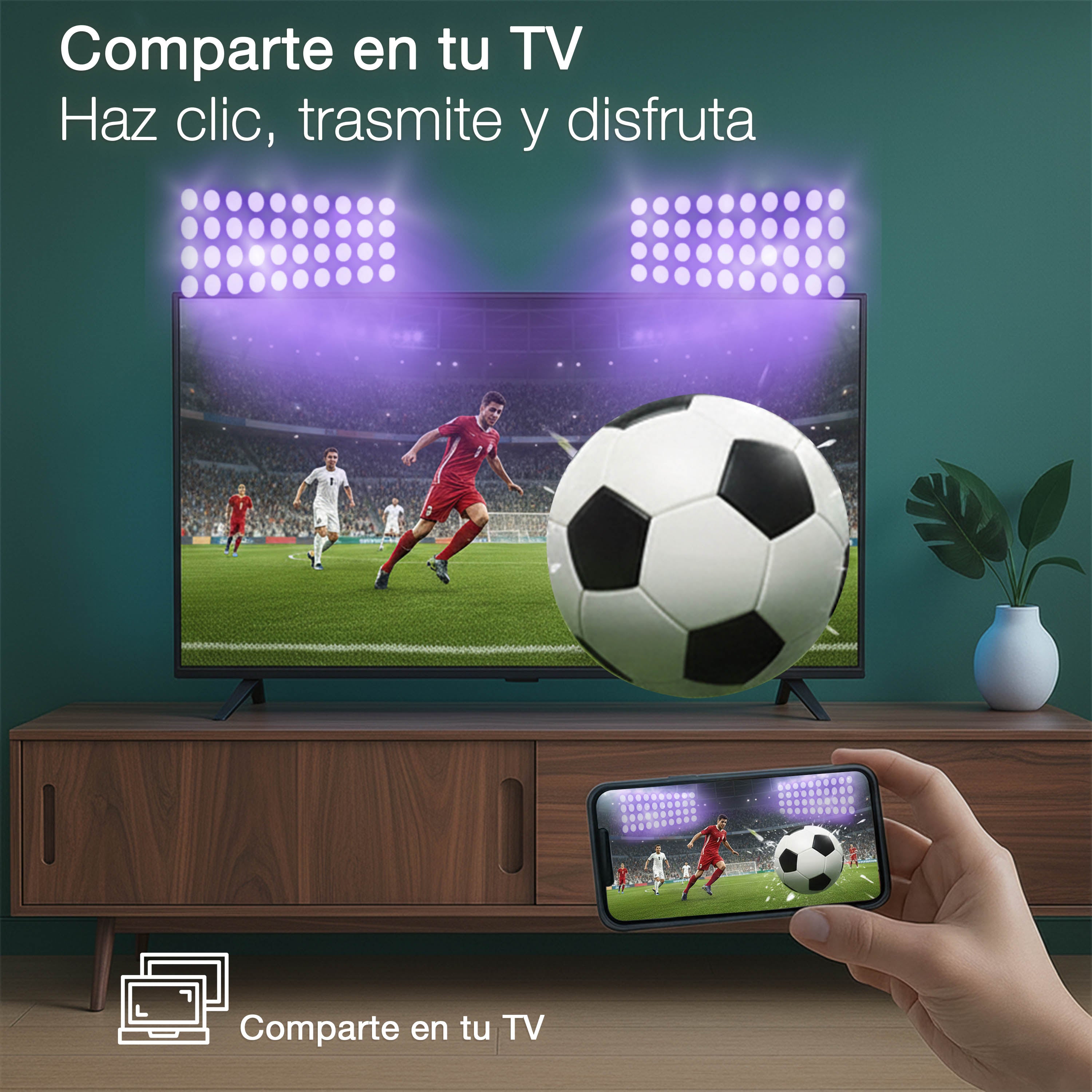 TLK Pantalla 32" Smart TV Roku | HDMI | Dolby Audio.