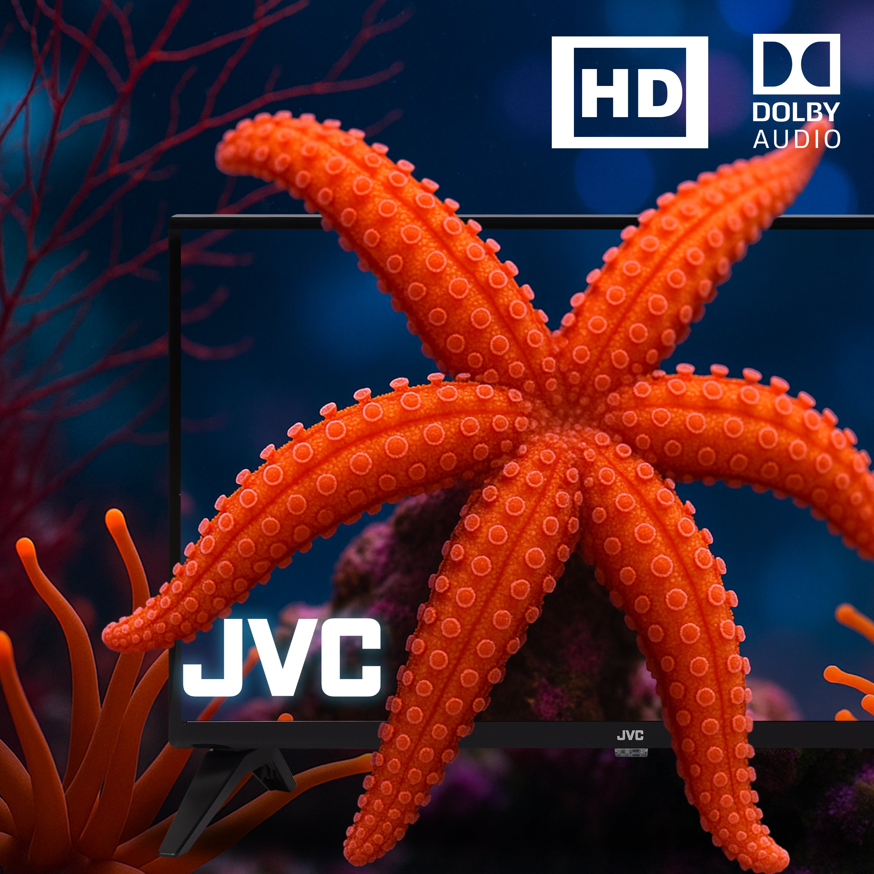 JVC Pantalla Smart TV 32 pulgadas HD LED Roku TV Dolby Audio WiFi 3 HDMI 1 USB AV Netflix YouTube Prime Video Modelo SI32R