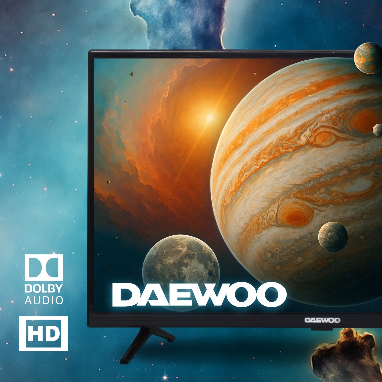 Daewoo Pantalla Smart TV 32 Pulgadas HD LED Roku TV Netflix YouTube Prime Video  Modelo DAW32R