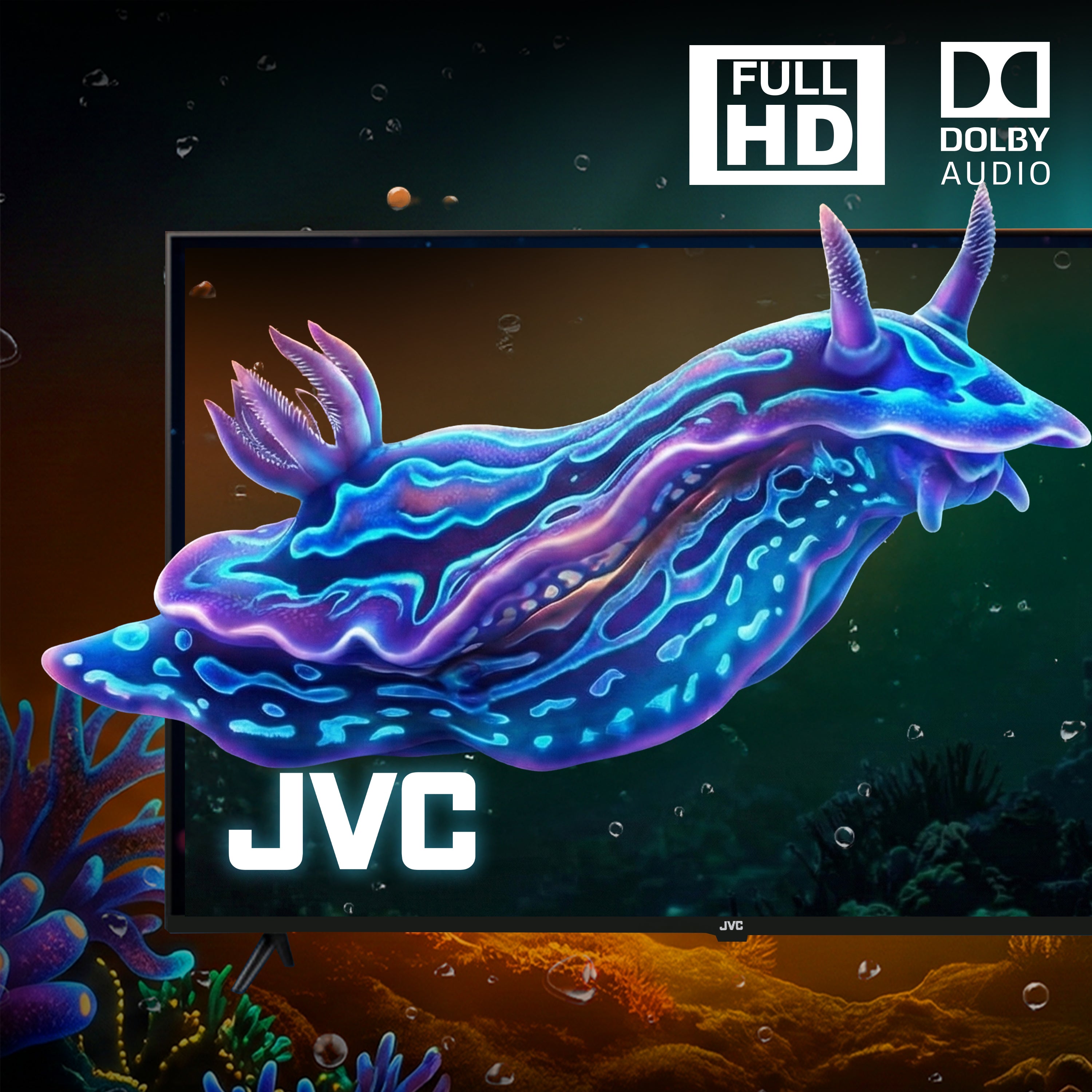 JVC Smart TV 40 pulgadas Full HD LED Roku TV WiFi 3 HDMI 1 USB AV Netflix YouTube Prime Video Modelo SI40FR (Copia)