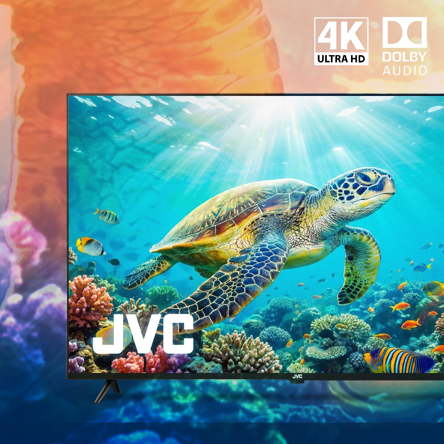 JVC Pantalla Smart TV 65 pulgadas 4K UHD LED Frameless Roku TV Dolby Audio WiFi 4 HDMI 2 USB AV Netflix YouTube Prime Video Modelo SI65URF