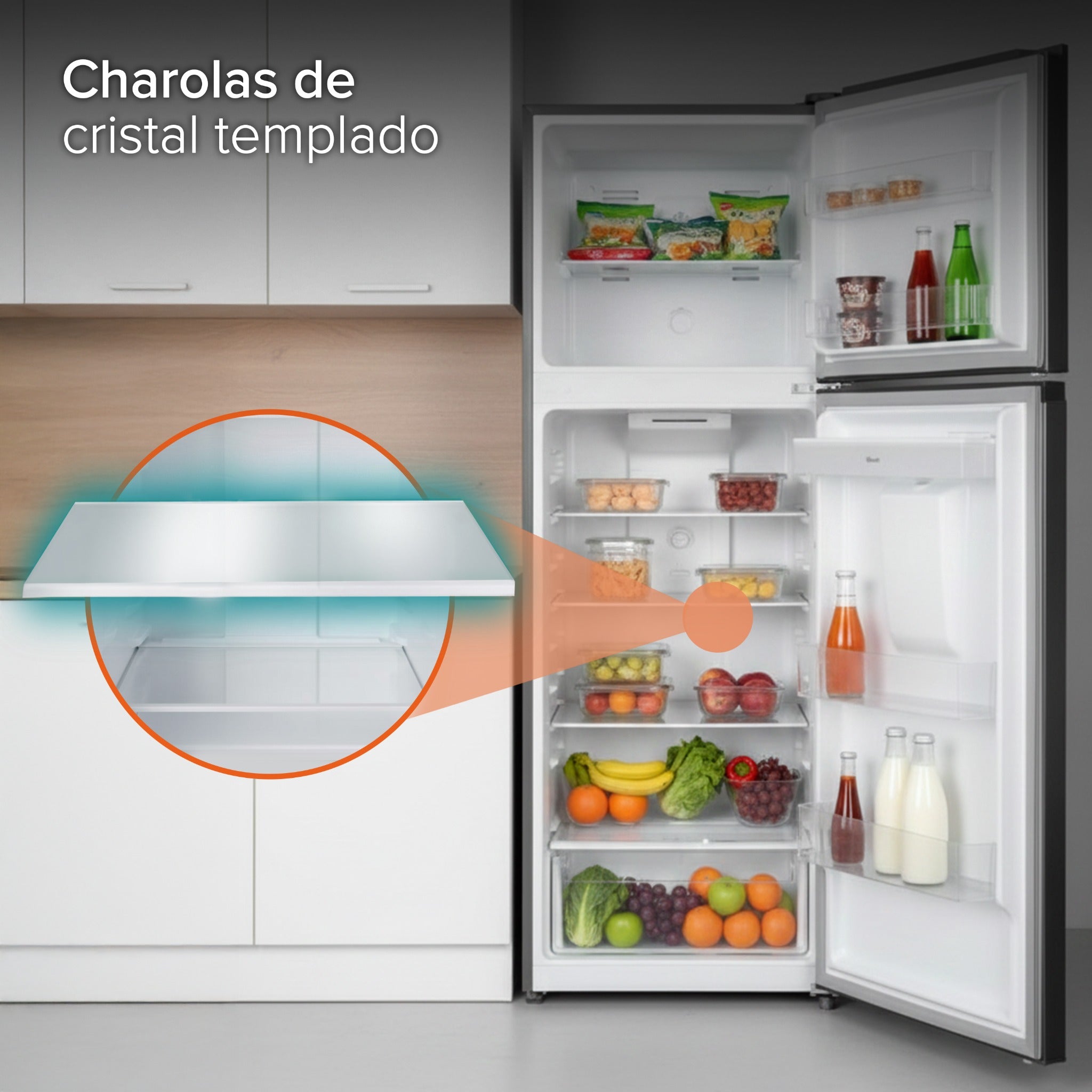 White Westinghouse Refrigerador 12 pies Top Mount 334 L Inverter automático 2 puertas con congelador control mecánico de temperatura despachador de agua puerta reversible luz interior