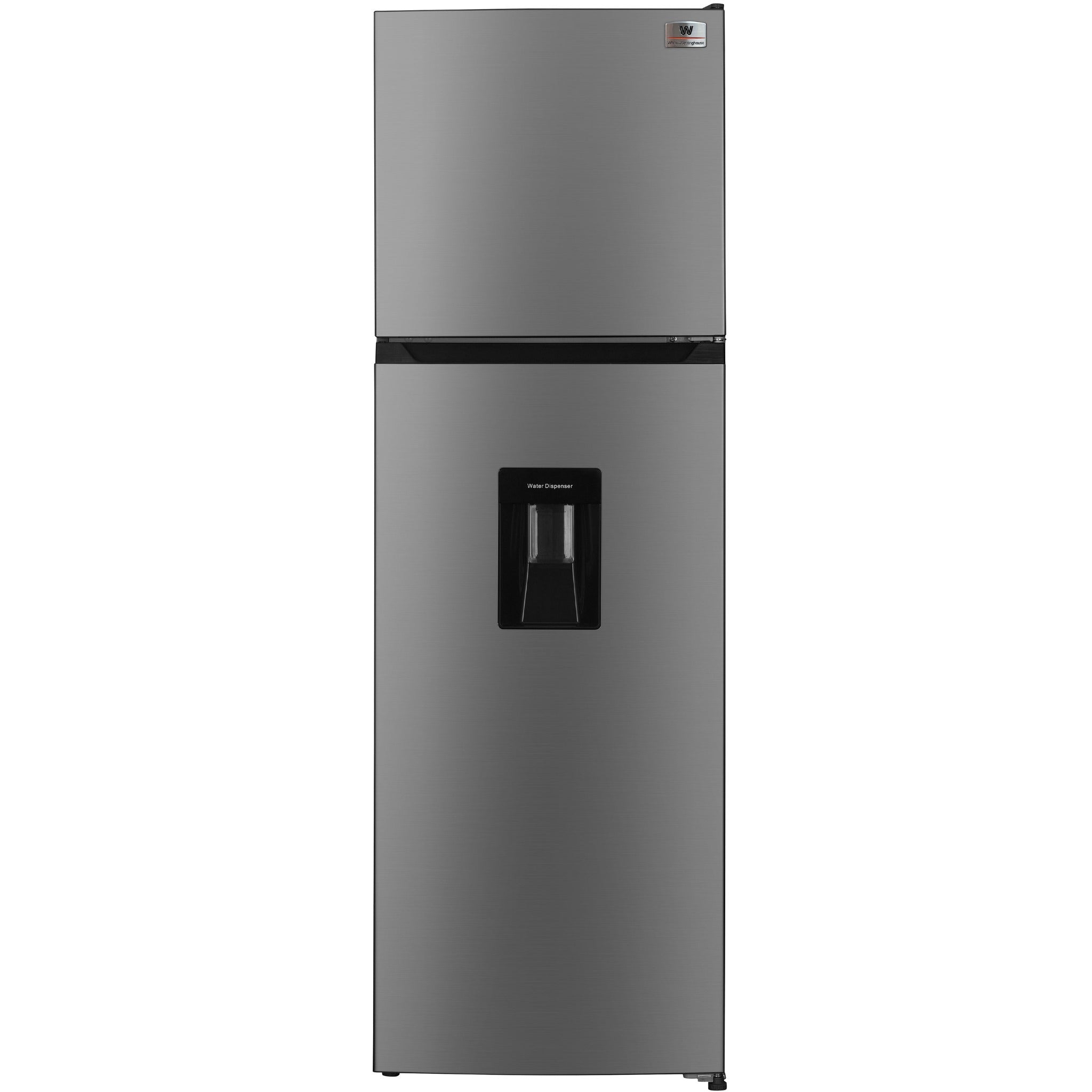 White Westinghouse Refrigerador 12 pies Top Mount 334 L Inverter automático 2 puertas con congelador control mecánico de temperatura despachador de agua puerta reversible luz interior