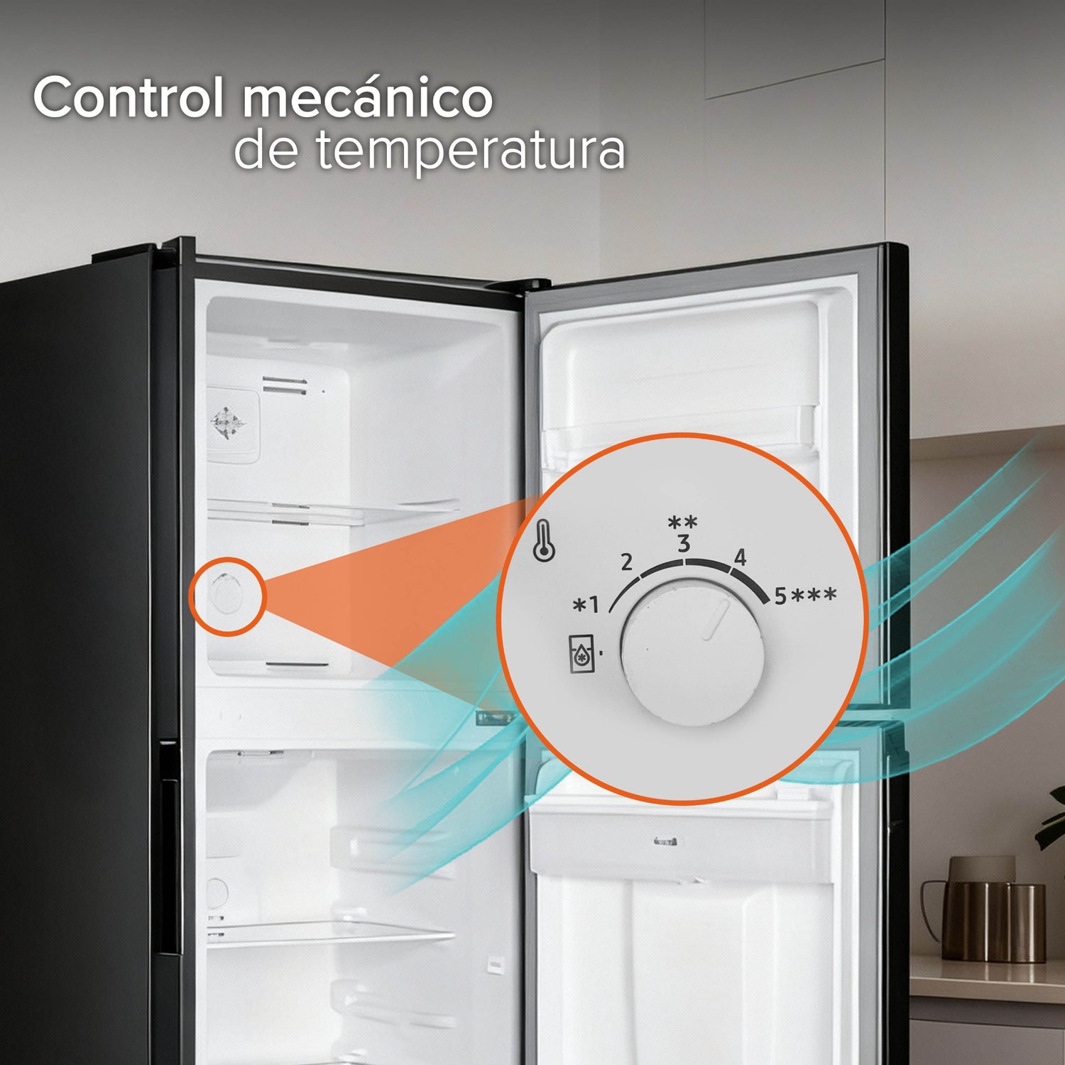 White Westinghouse Refrigerador 9 pies Top Mount 247 L Inverter automático 2 puertas con congelador control mecánico de temperatura despachador de agua puerta reversible luz interior