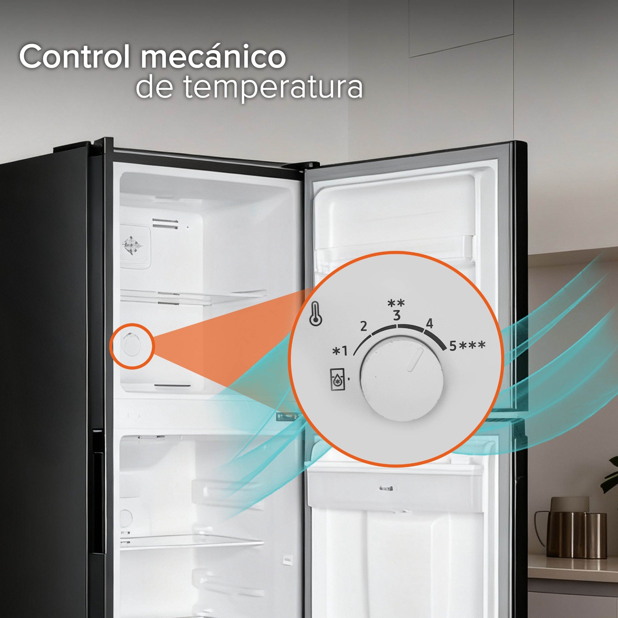 White Westinghouse Refrigerador 9 pies Top Mount 247 L Inverter automático 2 puertas con congelador control mecánico de temperatura despachador de agua puerta reversible luz interior