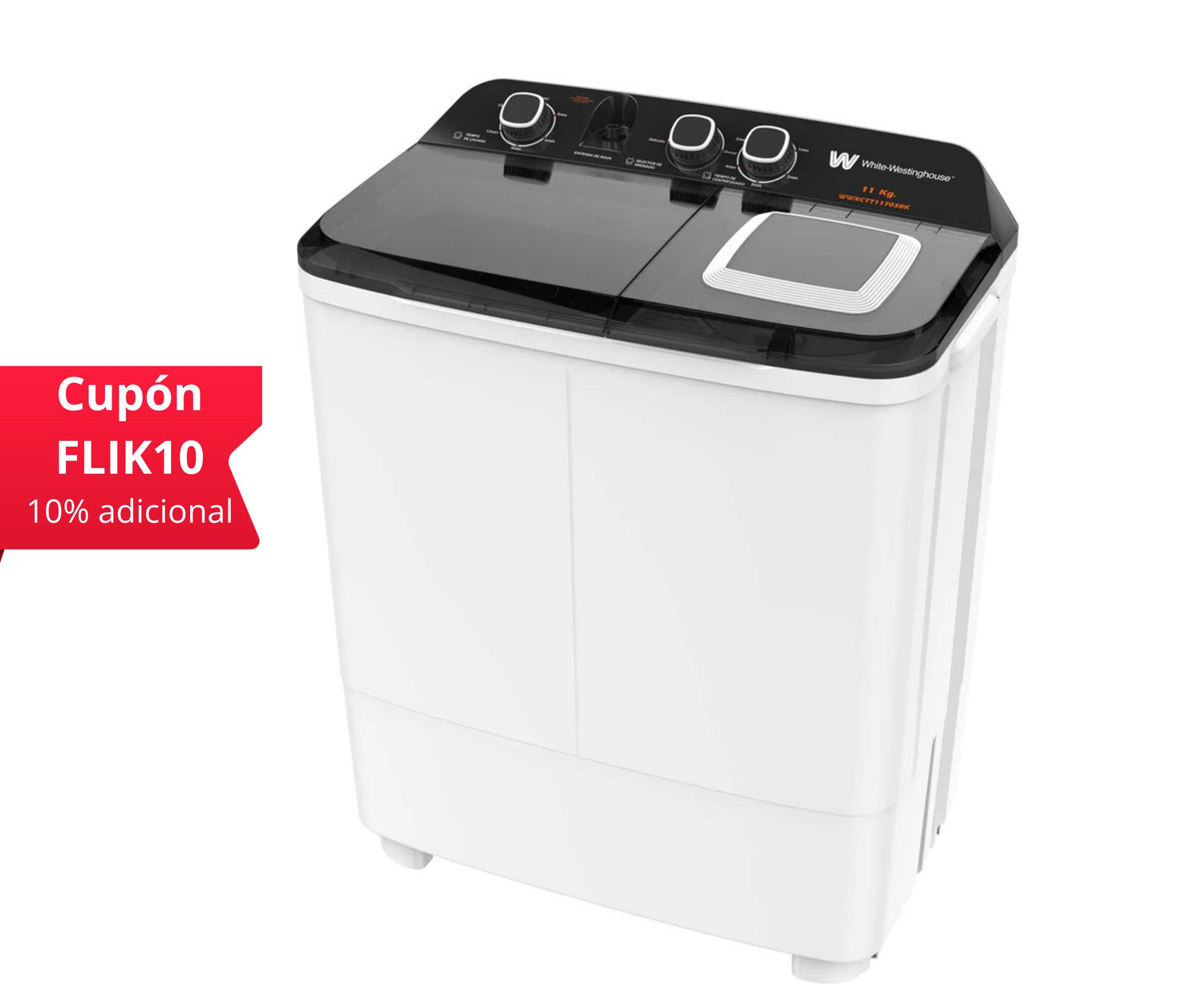 LAVADORA DOBLE TINA 11 KG